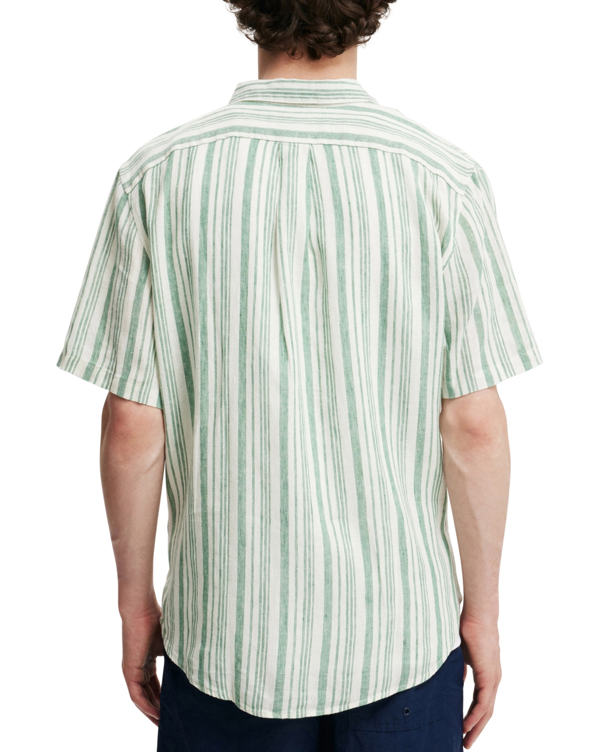Cotton On Men's Linen Short Sleeve Shirt