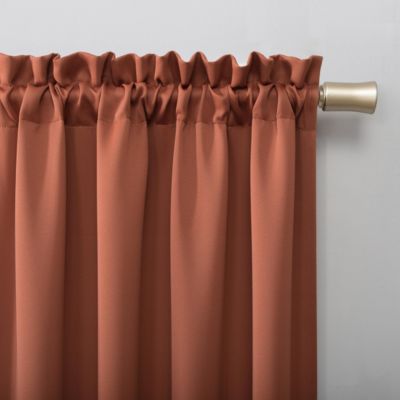Preston Energy Saving Blackout Rod Pocket Curtain Panel
