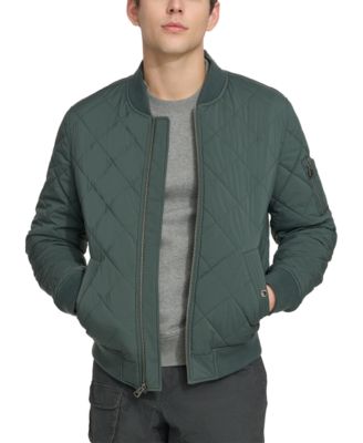 Men's Quilted Fashion Bomber Jacket