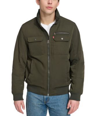 Men's Twill Stand-Collar Jacket