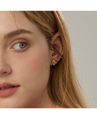 Ciara Heart Stud Earrings