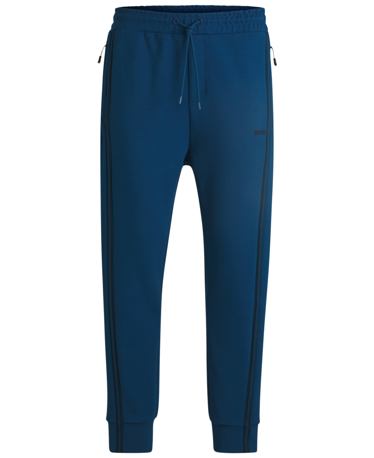 HUGO BOSS BOSS BY HUGO BOSS MEN'S TAPE INSERTS TRACKSUIT BOTTOMS