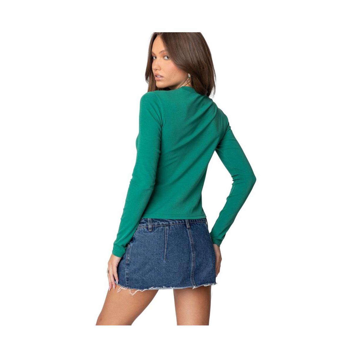 Edikted Women's 76 Long Sleeve T Shirt