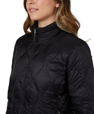 Women's Onion Quilted Stand-Collar Down Jacket