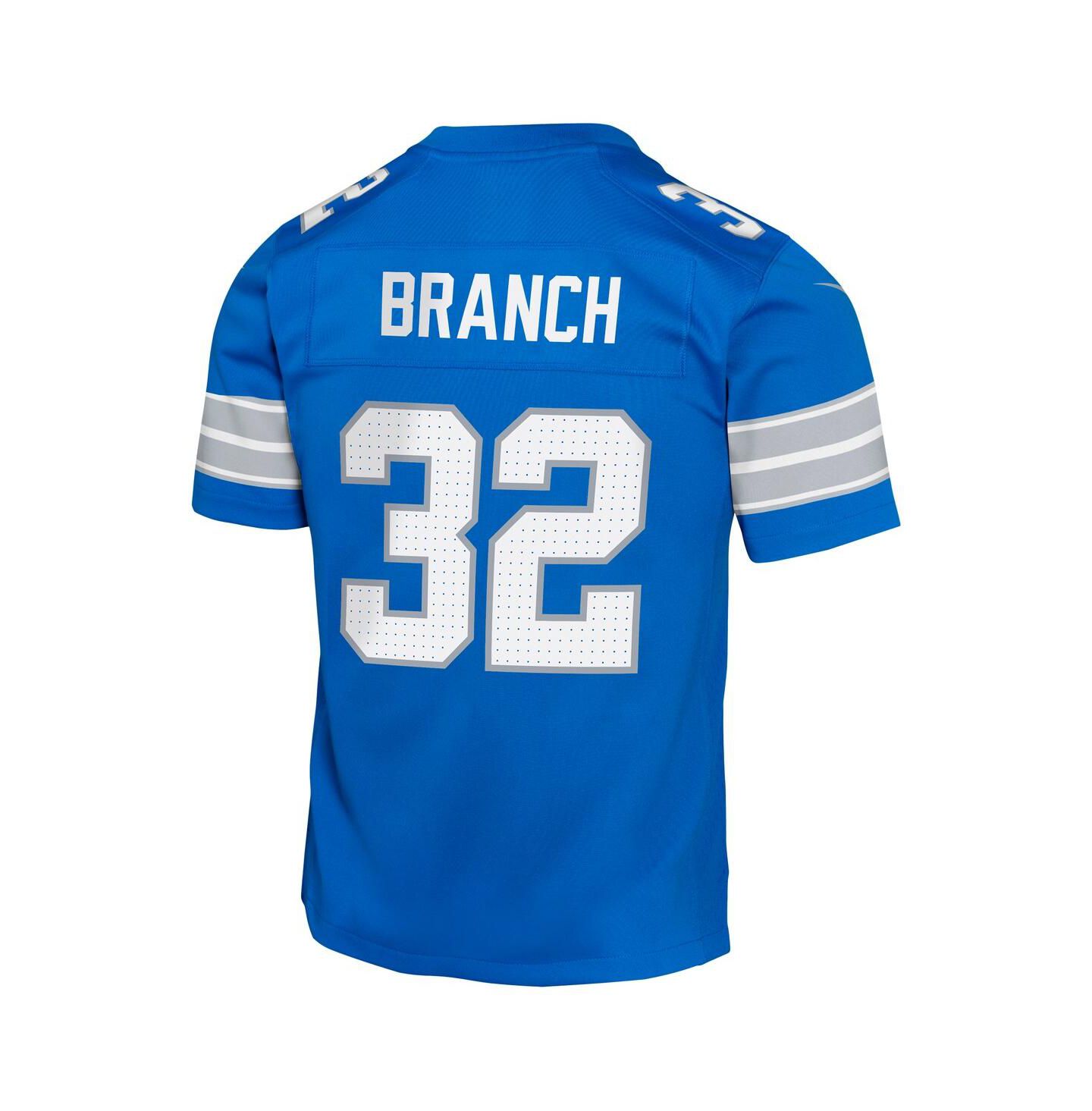 Детская игровая джерси Nike Brian Branch Detroit Lions, Blue — фото 2