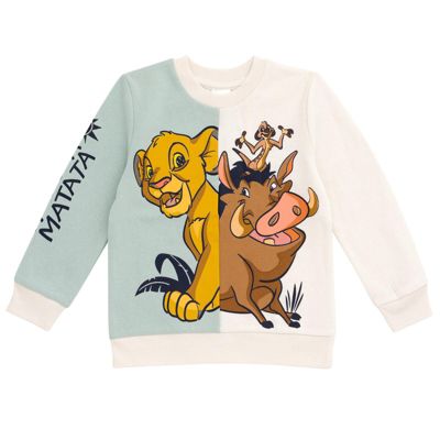 Little Boy (6-20)Disney Simba Pixar Cars Lightning McQueen Mickey Mouse Pluto Sweatshirt