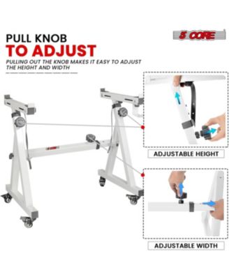 Keyboard Stand Adjustable z Style Piano Riser + Keyboard Piano Bench - WHITE