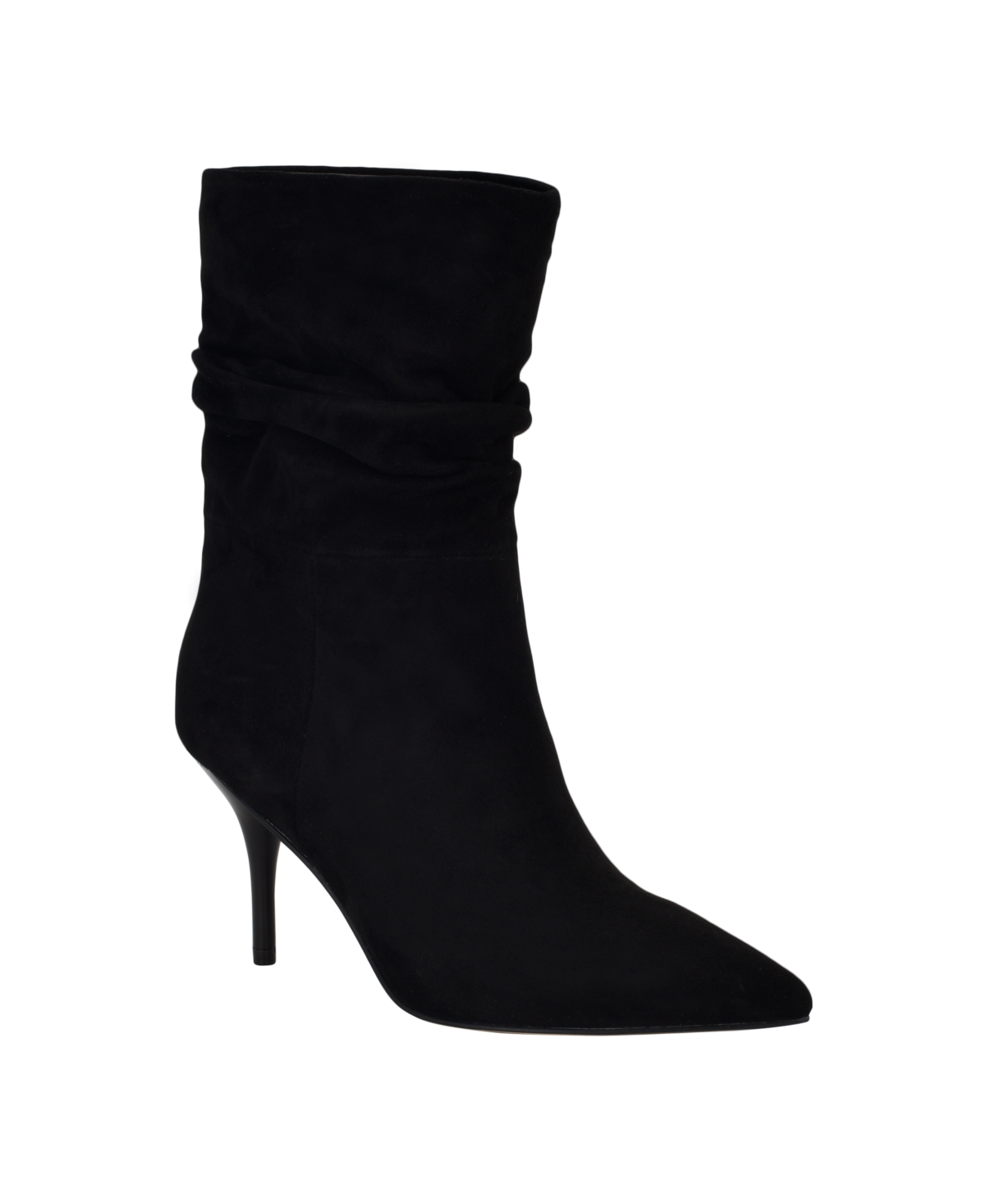 Calvin Klein Women's Cerine Stiletto Heel Dress Booties In Black Suede