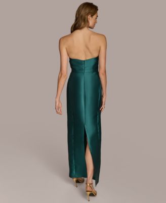 Donna Karan New York Women's Gathered Sweetheart Gown - Macy's