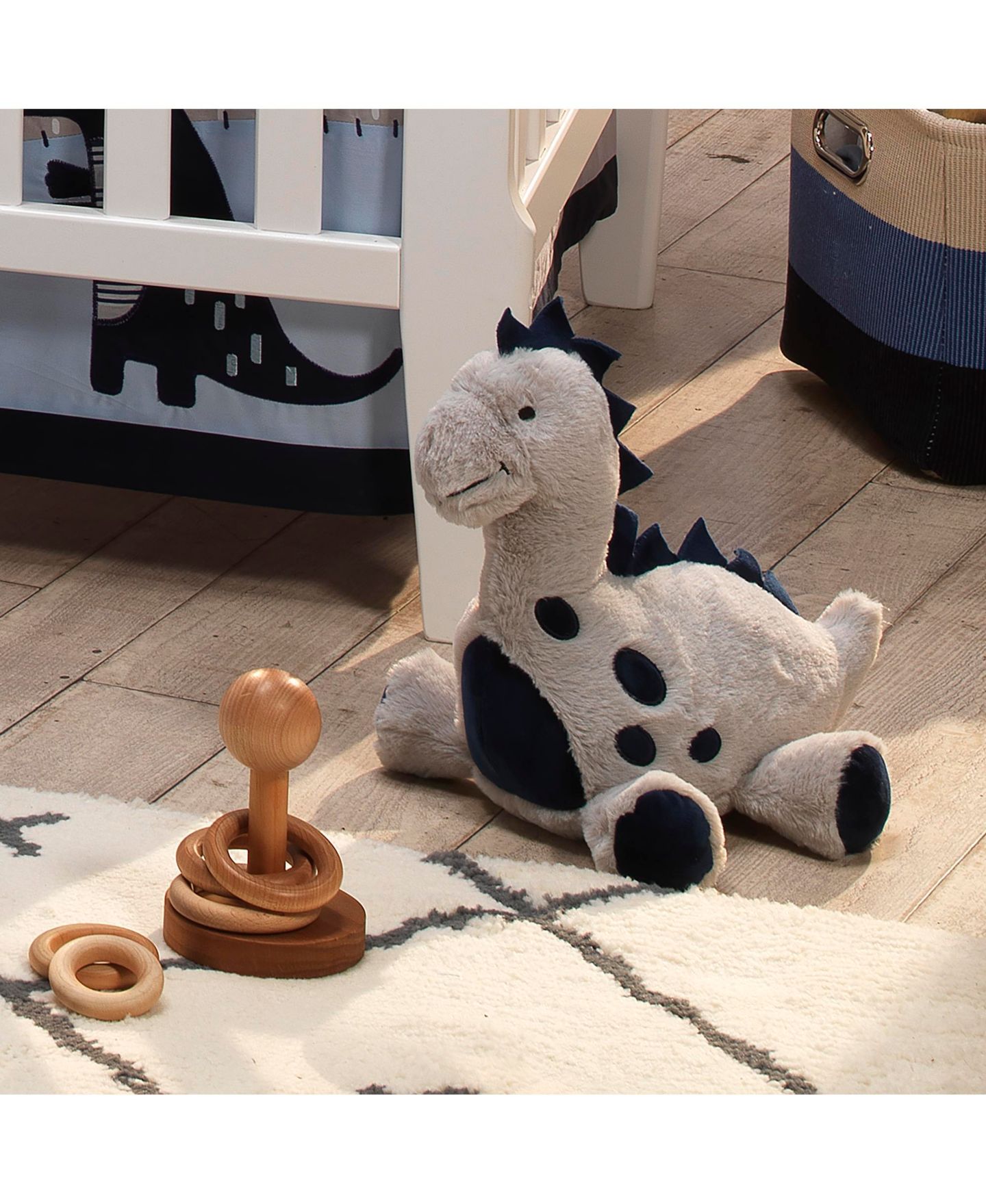 Детская мягкая игрушка Lambs & Ivy Spike 9" Plush, цвет: Синий — фото 5