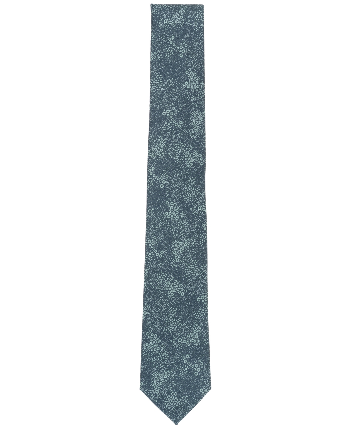 Bar Iii Men's Glendale Abstract Floral Tie, Created For Macy's In Hunter