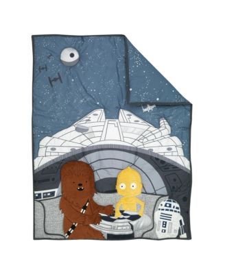 Star Wars Signature Millennium Falcon 3-Piece Baby Crib Bedding Set