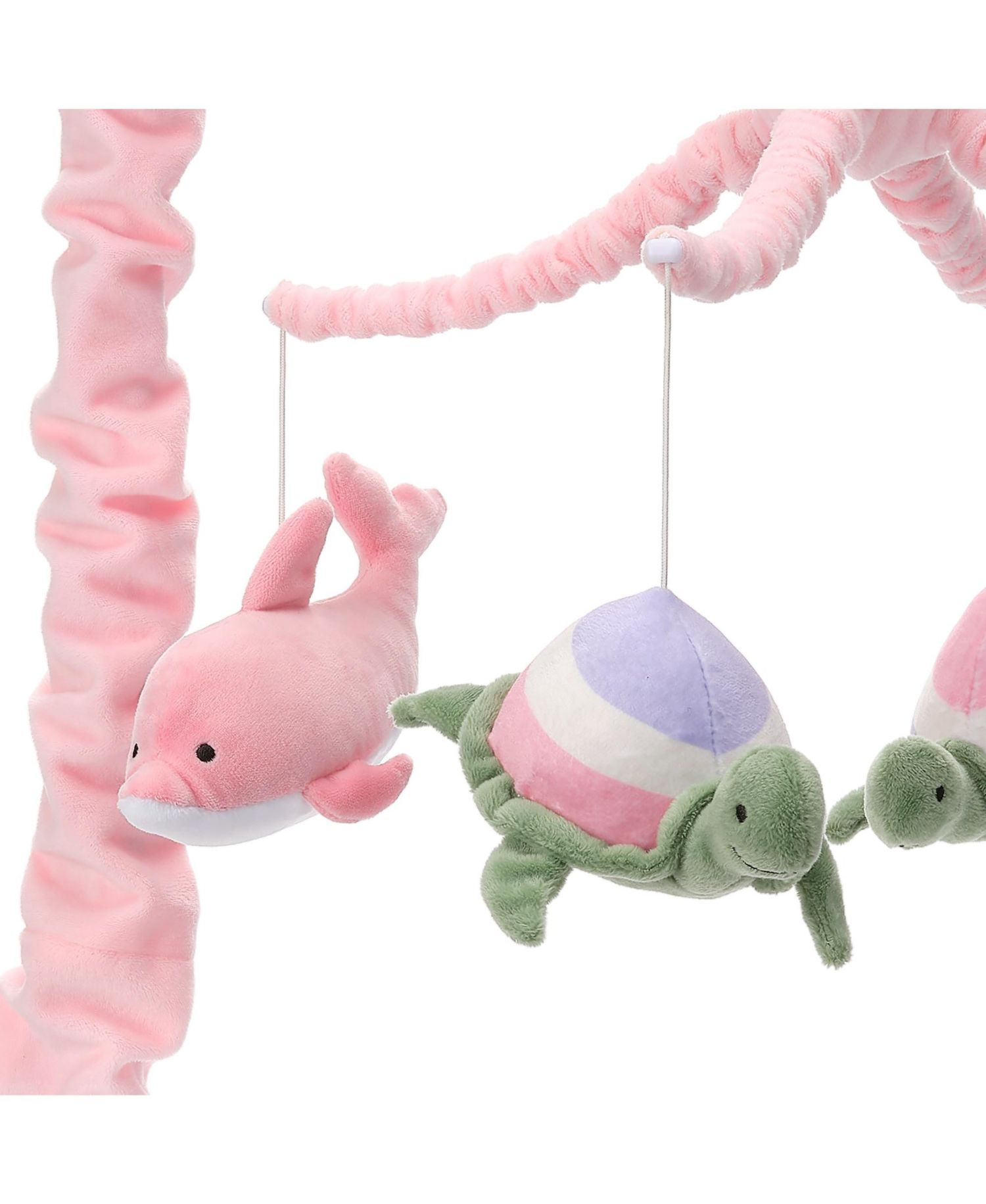 Lambs and Ivy Sea Dreams Dolphin/Turtle Musical Baby Crib Mobile Soother Toy