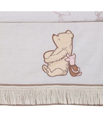 Disney Baby Pooh Bear & Pals Cotton 3Piece Nursery Crib Bedding Set