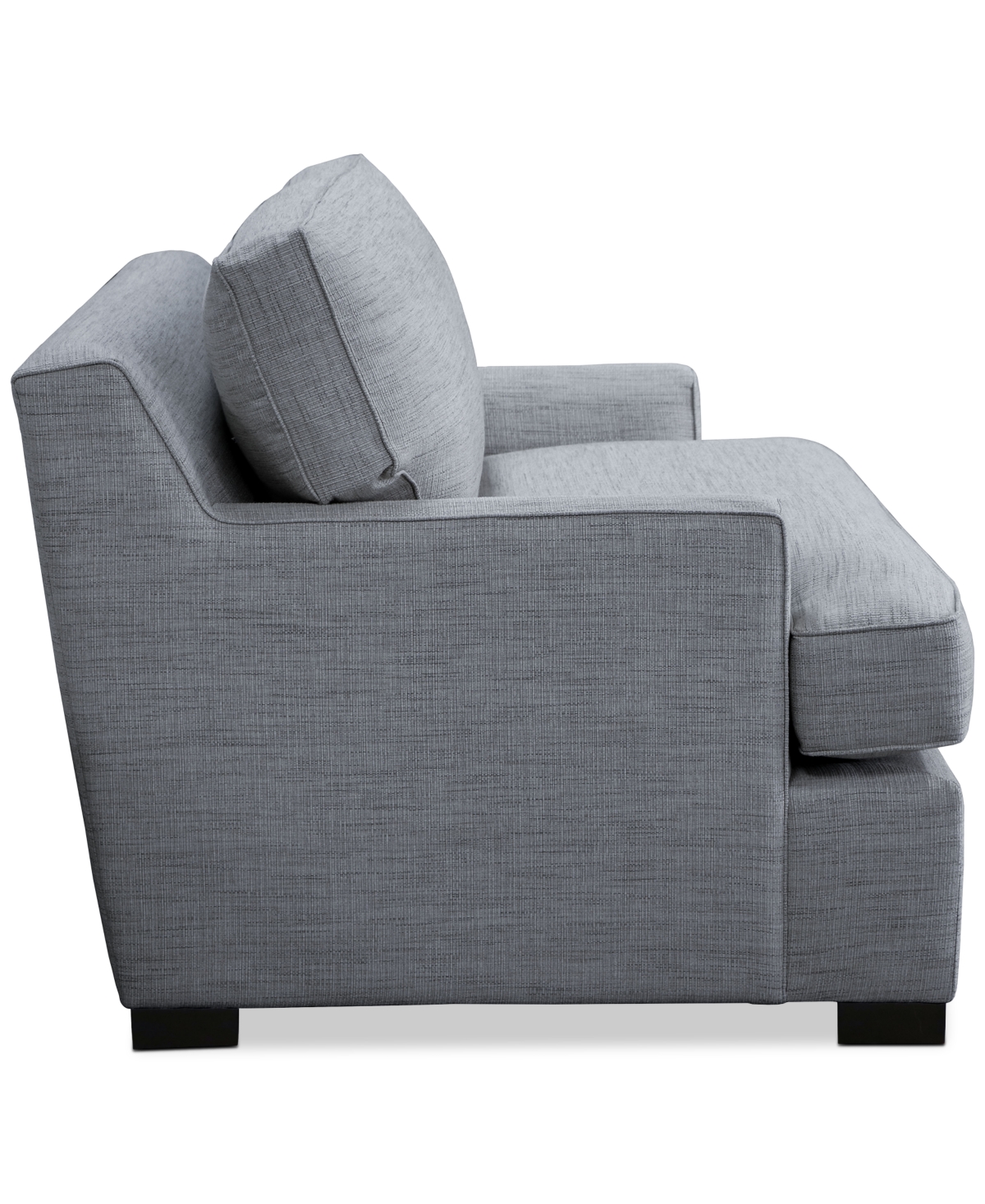 Shop Macy's Kaelie 55" Fabric Chair Bed, Created For  In Nickel