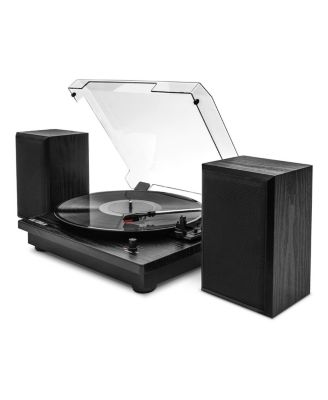 Montauk Bluetooth Turntable System with Bookshelf Speakers