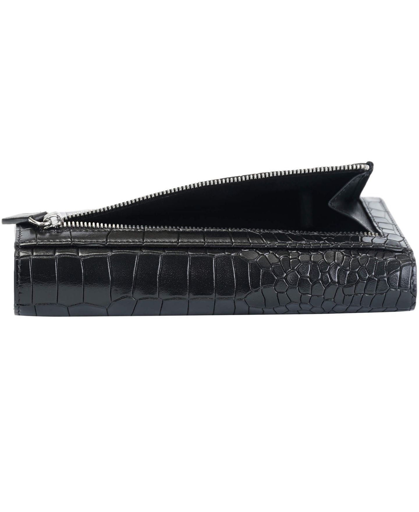 Женский кошелёк Mancini Croco2 четырёхсложный с RFID-защитой, цвет: Чёрный — фото 9