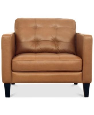 Pezley 39" Leather Armchair