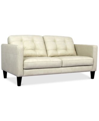 CLOSEOUT! Pezley 67" Leather Loveseat