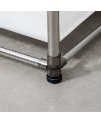 2-Tier Laundry Sorter with Removable Bags for Laundry Organization