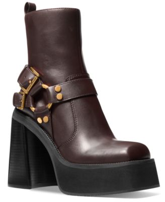 Women s Crosby Leather Moto Booties