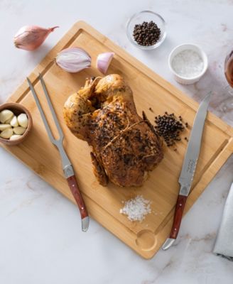 Laguiole 2 Piece Pakkawood Carving with Wood Cutting Board