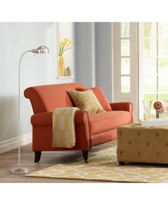 Ridley Modern Floor Lamp Standing 61" Tall Satin Nickel Metal Adjustable Gooseneck Arm for Living Room Reading Bedroom Office House Home