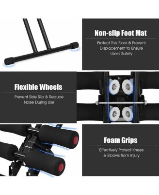 Abdominal Workout Equipment with LCD Monitor for Home Gym