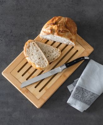 Laguiole 2 Piece Pakkawood Bread Knife with Bread Board