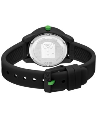 Kids Mini Tennis Black Silicone Strap Watch 34.5mm