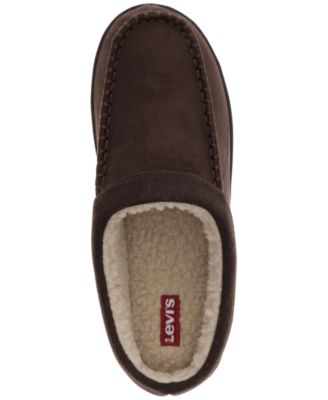 Men's Victor Faux-Sherpa Slippers