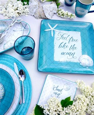 Ocean View Square Platter