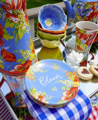 Blossom Set of 4 Canape Plates