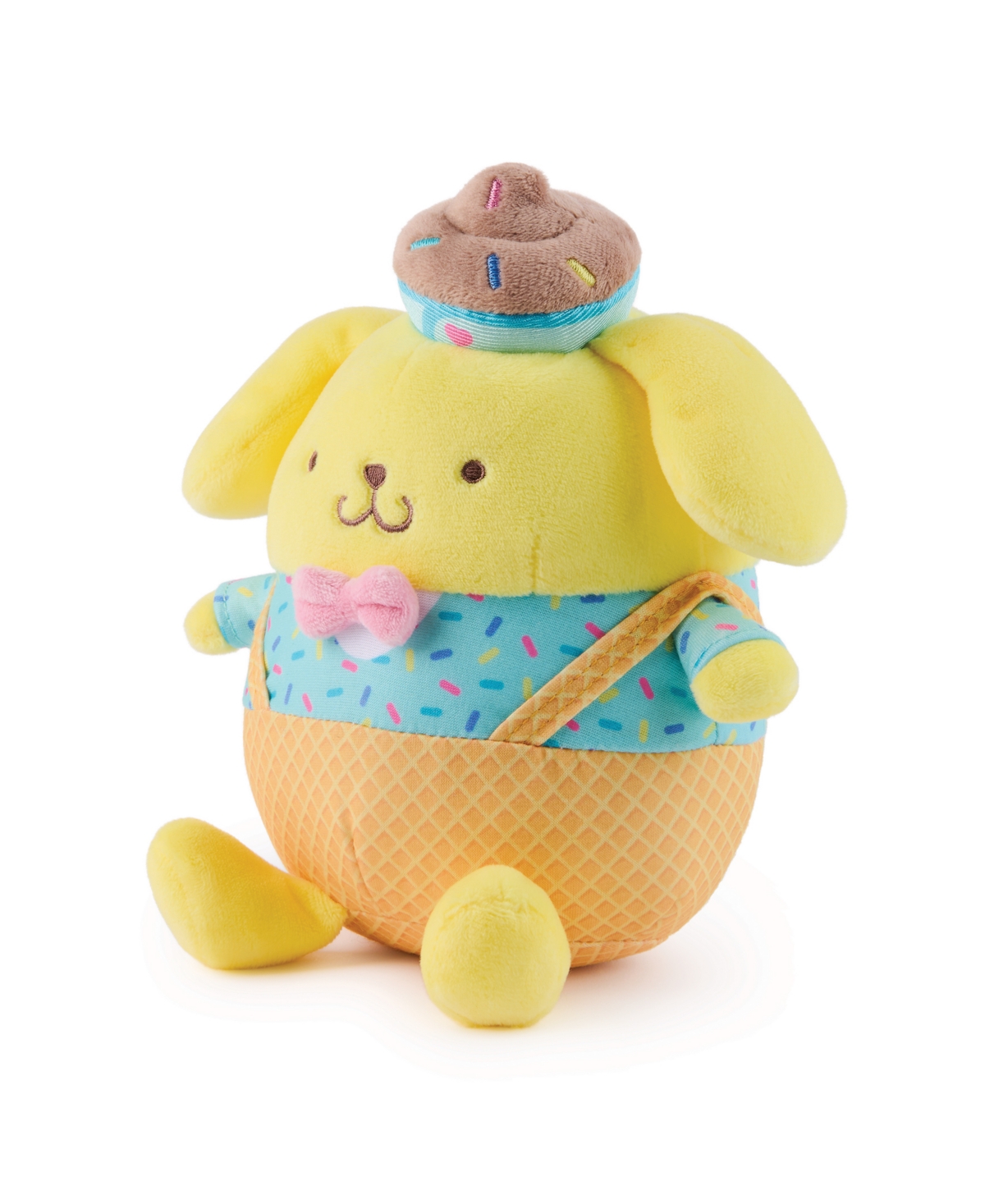 Hello Kitty Gund Sanrio Ice Cream Pompompurin Plush, 6" In Multi Color