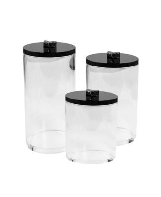 Crystal Canisters, Set of 3