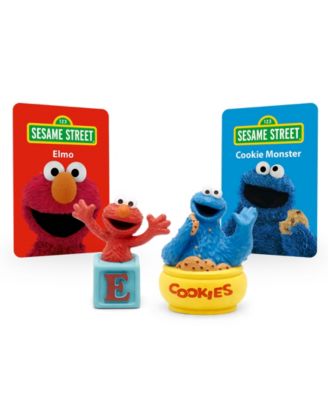 Blue Playtime Starter Set with Sesame Street Cookie Monster & Elmo Audio Play Figurines