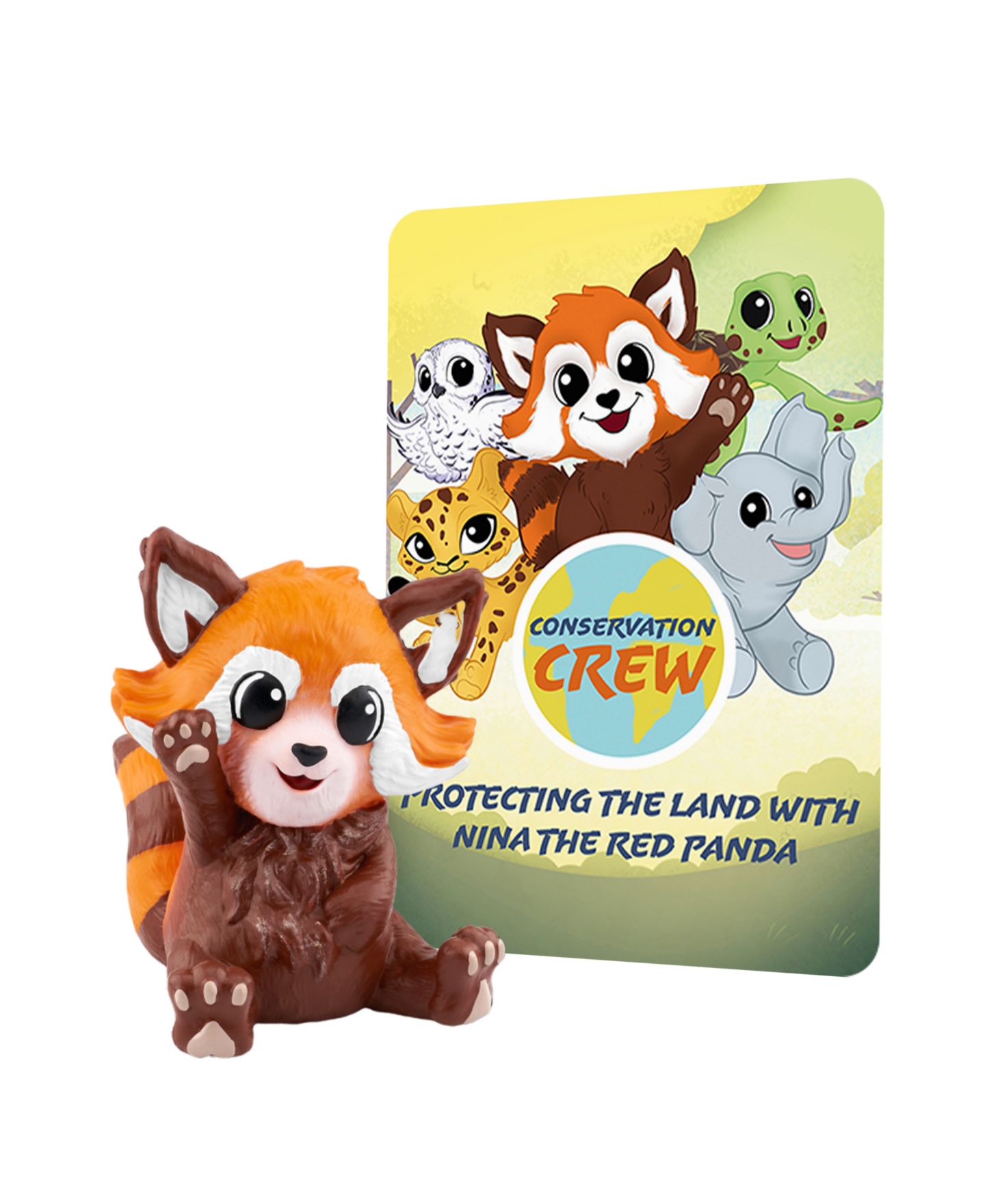 Детские фигурки Tonies Conservation Crew Bobby the Sea Turtle and Nina the Red Panda Figurine, 2 Pack — фото 7