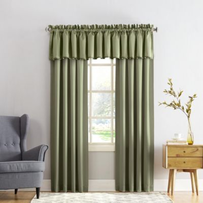 Grant Room Darkening Rod Pocket Curtain Valance