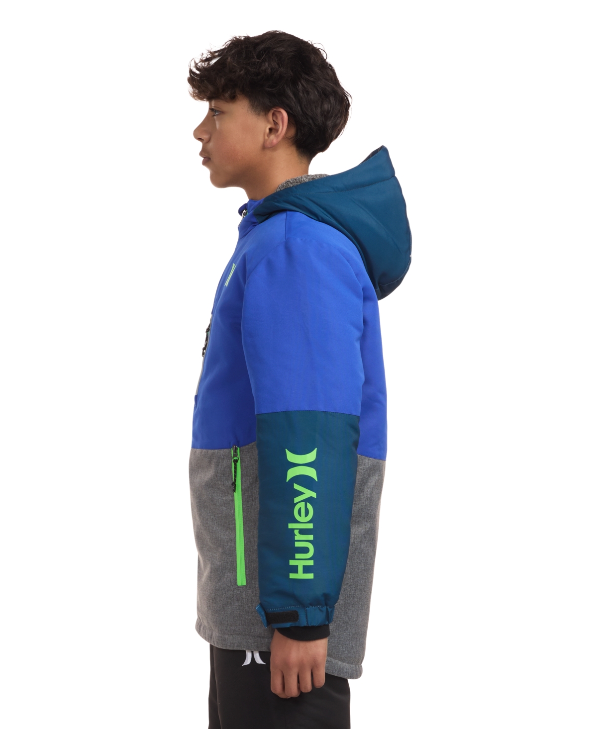 Hurley Big Boys Colorblocked Snowboard Jacket