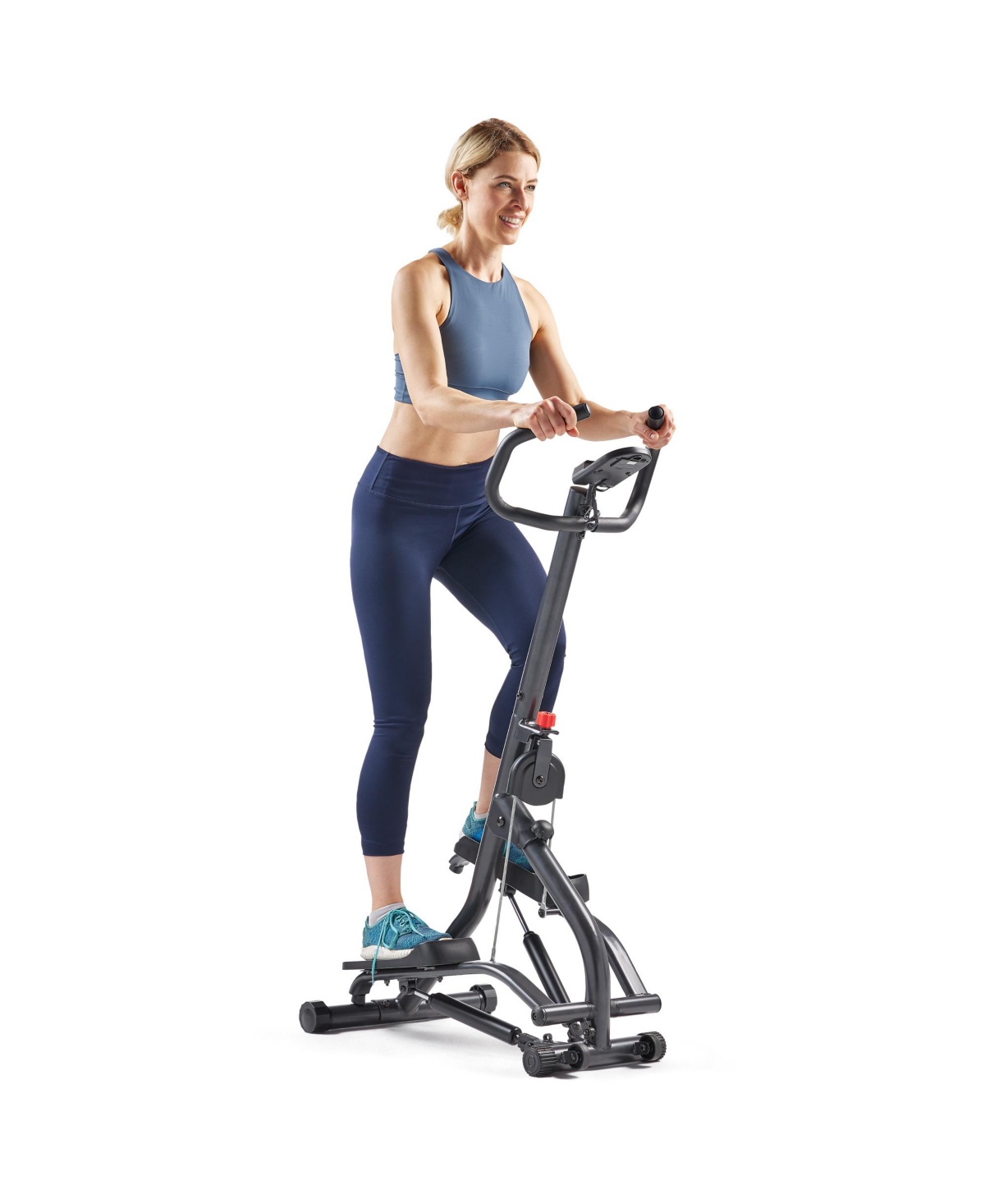 Smart Extra Long Range Climber Stepper with Handlebar - Dark gray