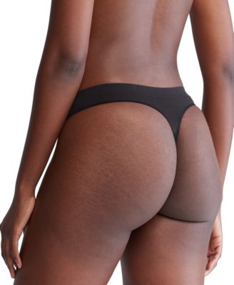 Women's Bonded Flex Mid-Rise Thong 3 Pack QD5211