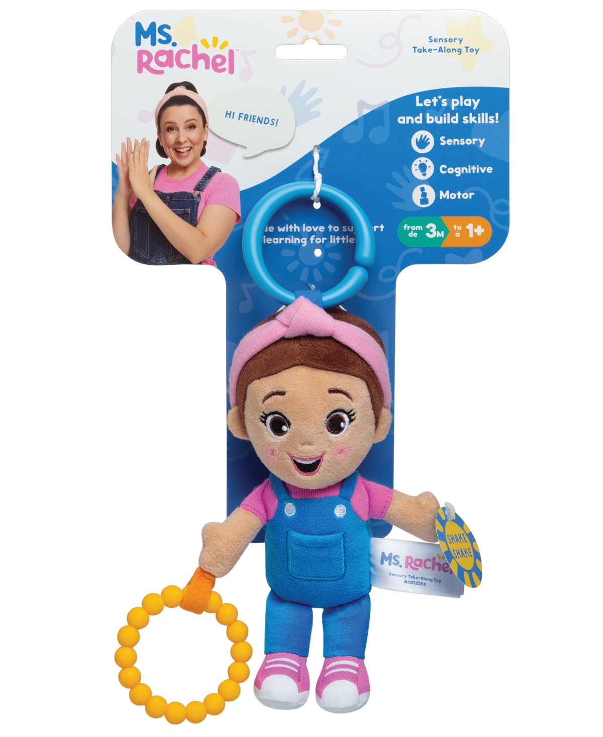 Ms. Rachel Official Sensory Take-along Toy In Multi Color