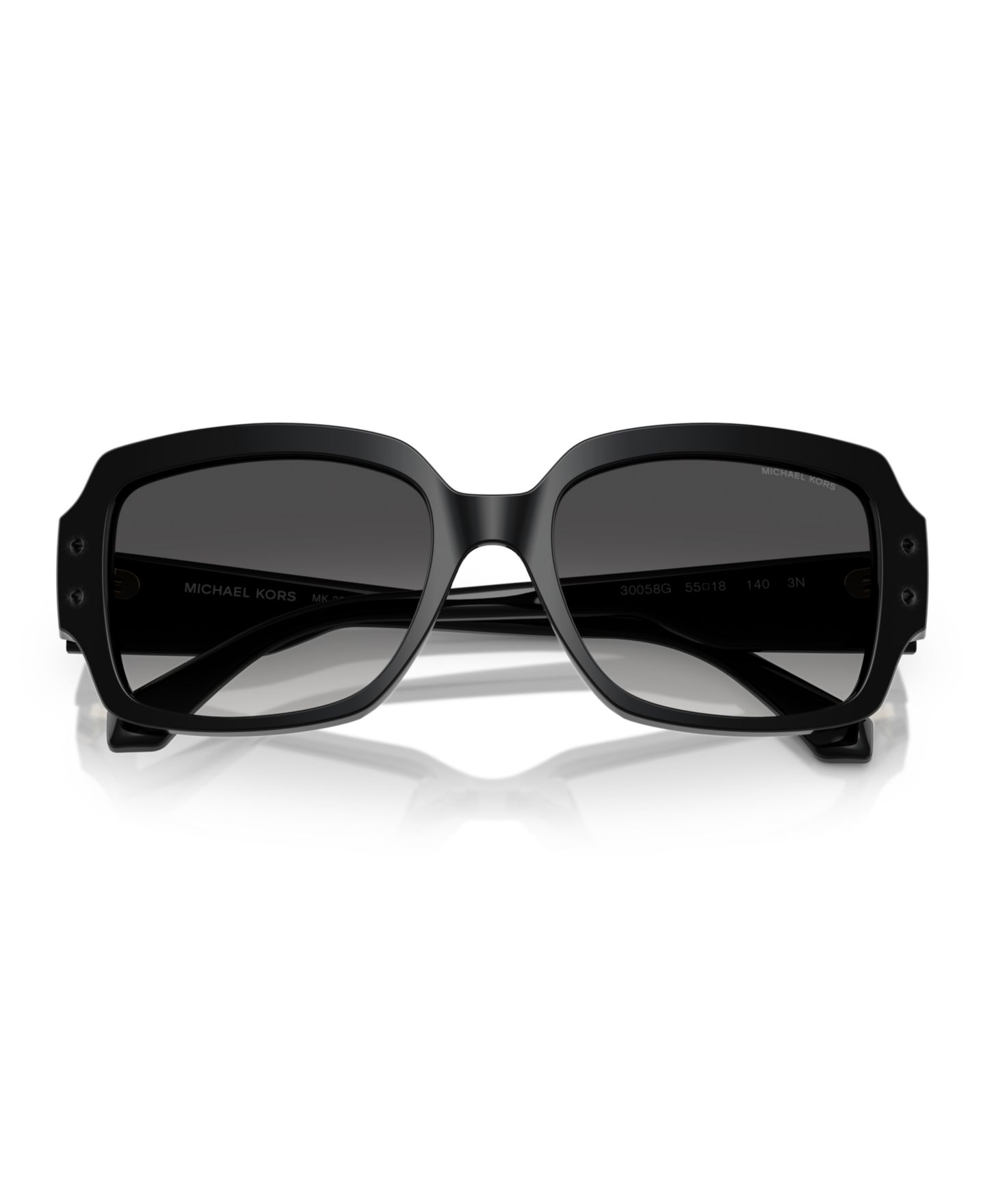 Женские солнцезащитные очки Michael Kors Sunglasses, MK2233B, цвет: Чёрный — фото 5