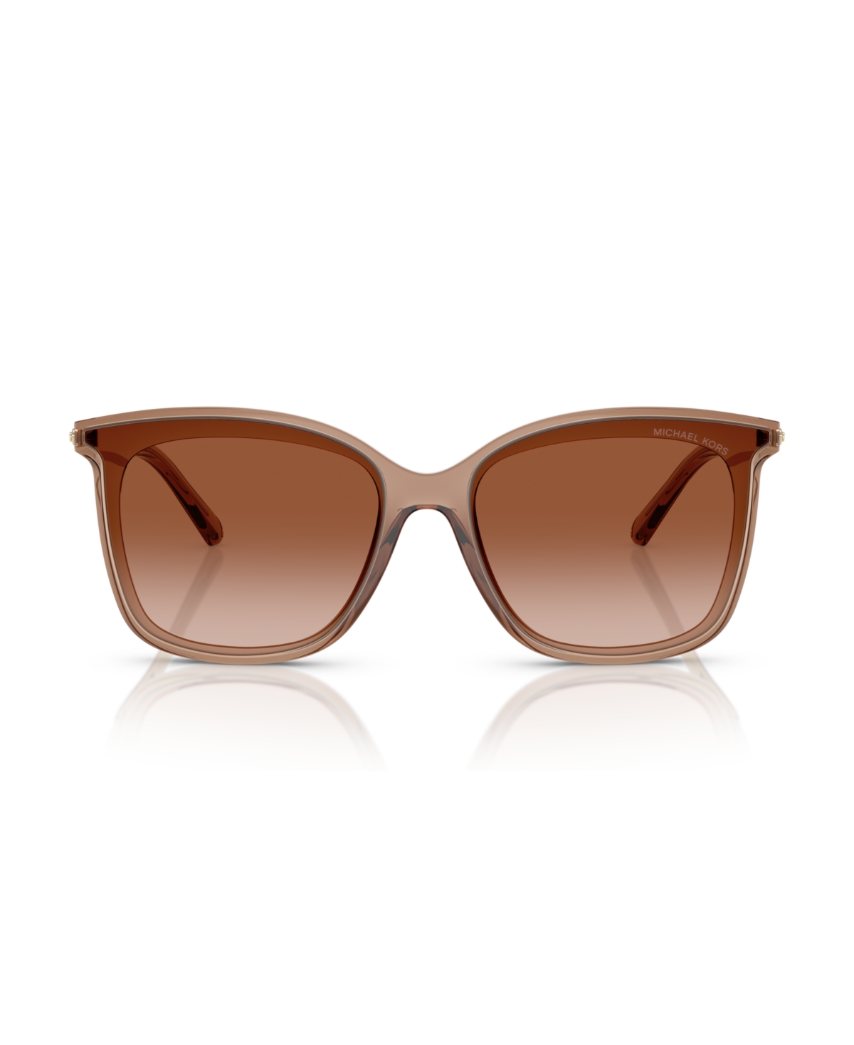 Michael Kors Zermatt Mk 2079u 39383b 61mm Womens Square Sunglasses In Brown