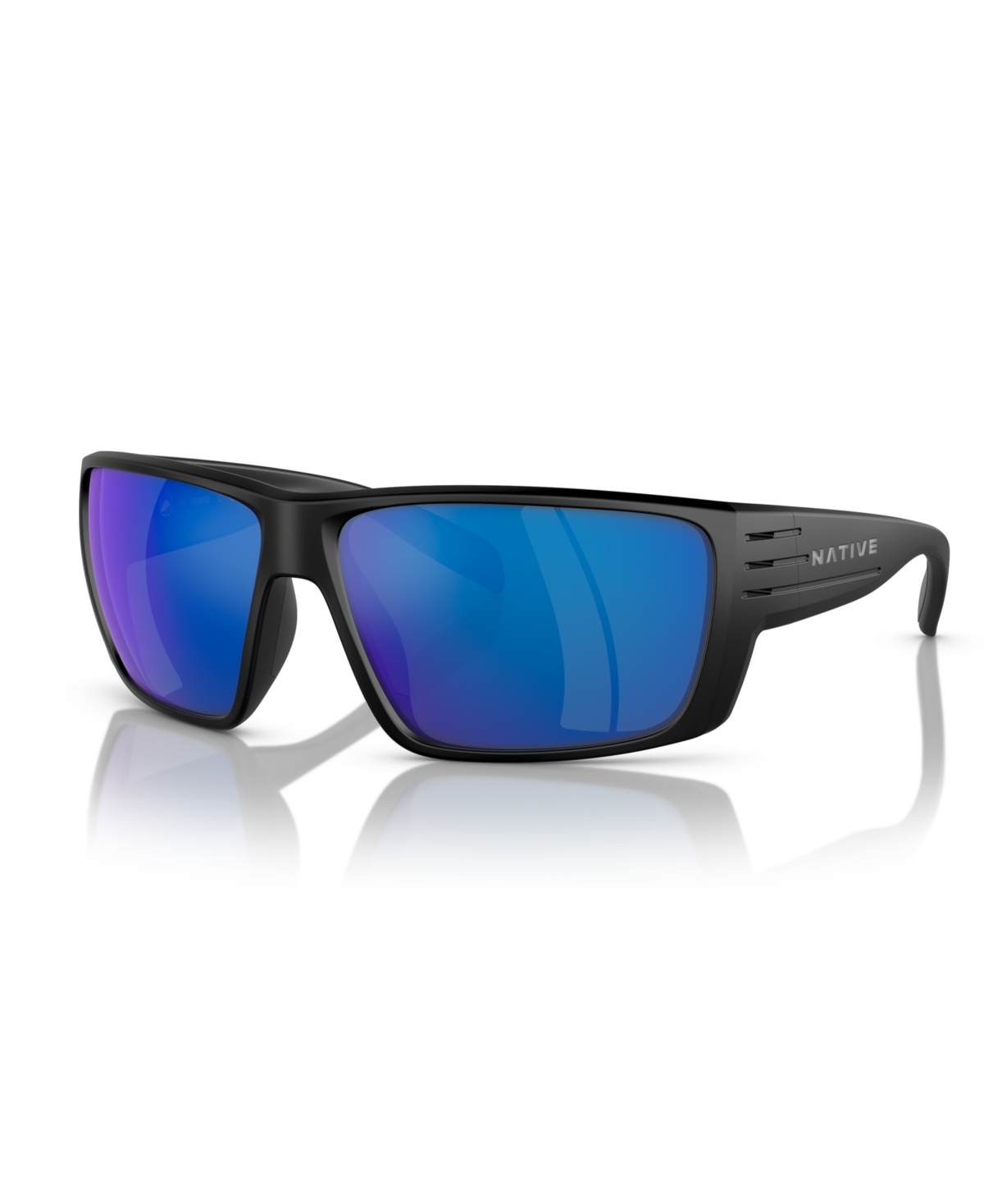 Men's Polarized Sunglasses, Griz XD9014 - Matte Black