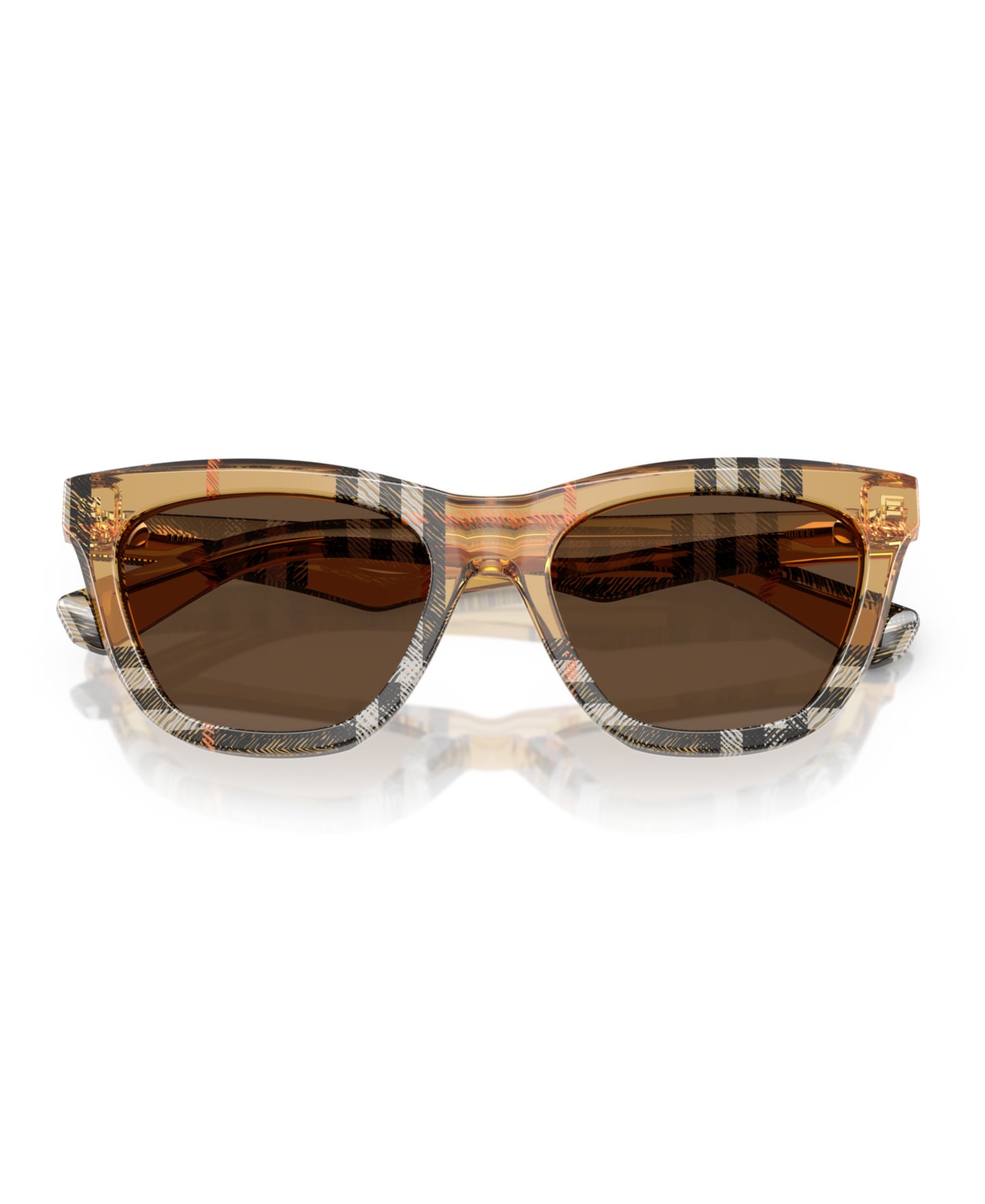 Женские солнцезащитные очки Burberry Sunglasses BE4435, цвет: Клетчатый песочный — фото 6