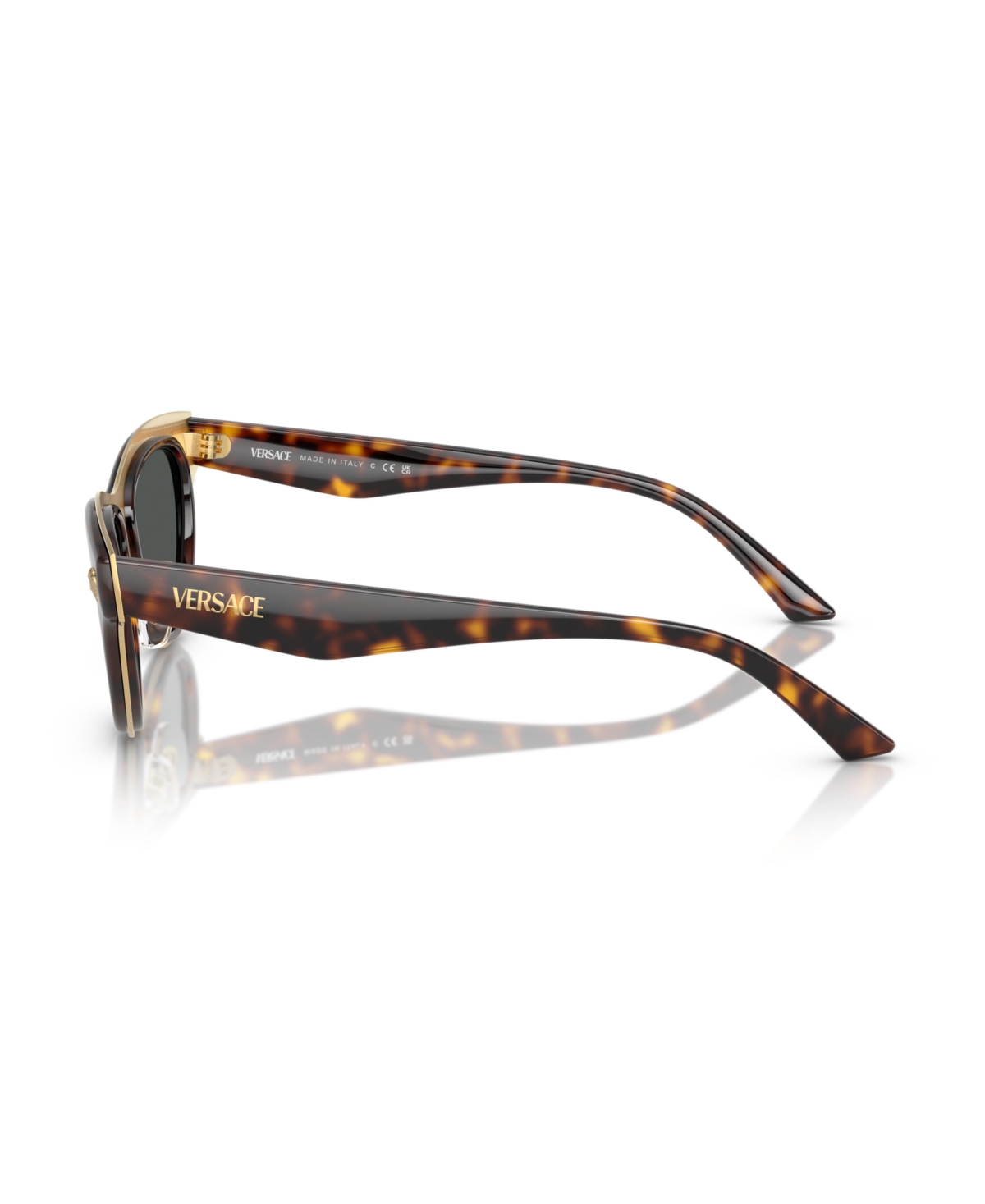 Versace Woman Sunglass Ve2273 In Havana