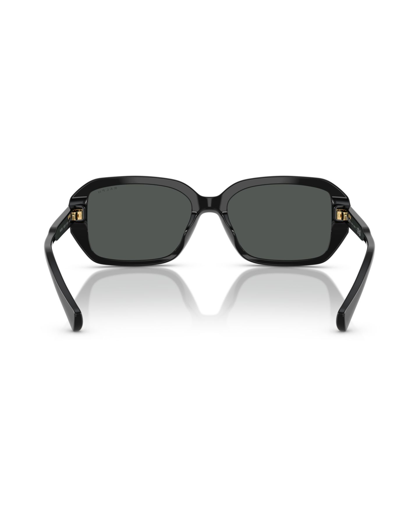 Женские солнцезащитные очки Ralph by Ralph Lauren Sunglasses RA5325U, цвет: Блестящий чёрный — фото 4