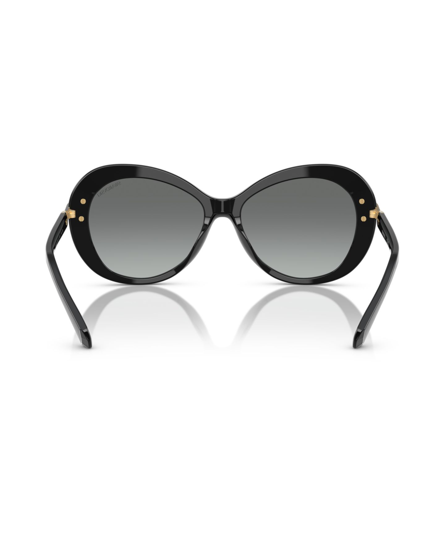 Женские солнцезащитные очки Swarovski Sunglasses, SK6026, цвет: Чёрный — фото 4