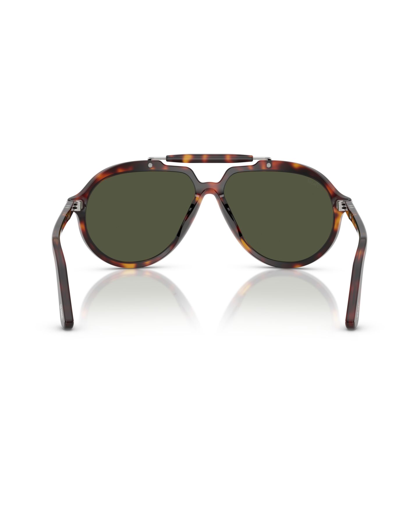Солнцезащитные очки Persol Unisex Round, PO0202S, цвет: Чёрный — фото 9